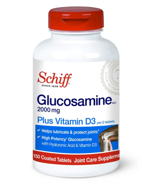 Schiff Glucosamine with Vitamin D3 & Hyaluronic Acid 2000mg